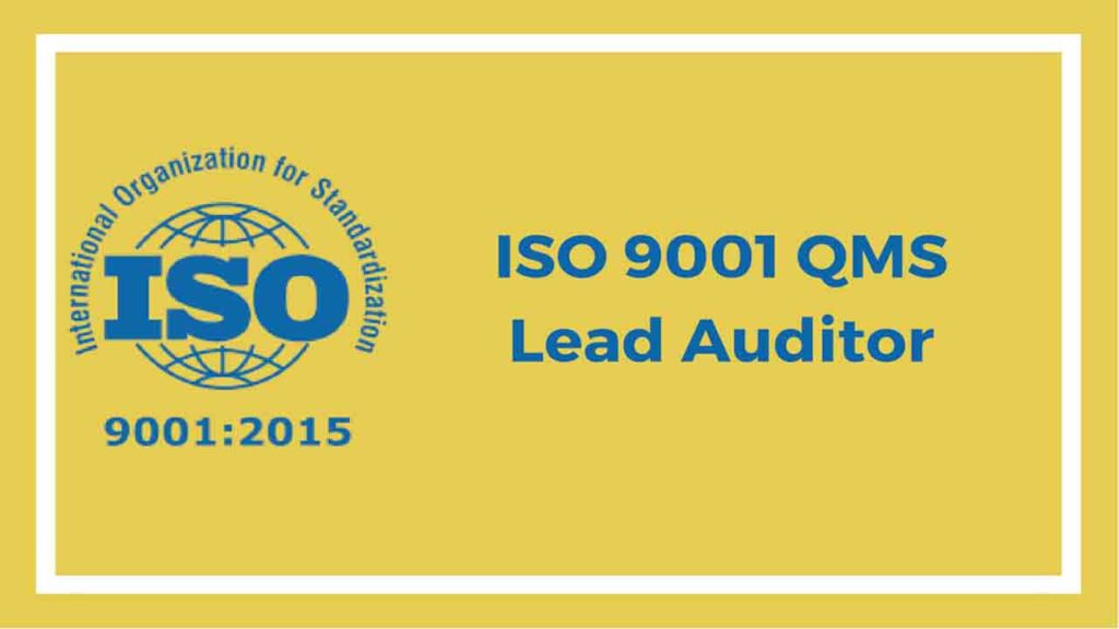 ISO 9001:2015 Lead Auditor Course